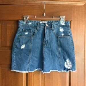 Denim skirt